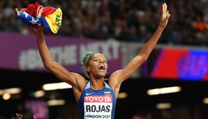 Yulimar Rojas holte Gold im Dreisprung
