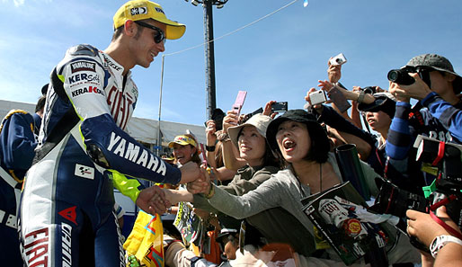Valentino Rossi führt in der aktuellen MotoGP-Wertung vor Yamaha-Kollege Jorge Lorenzo