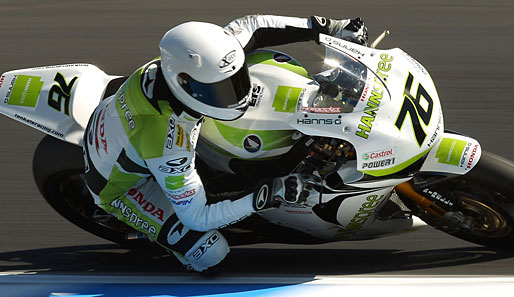 Max Neukirchner holte mit Suzuki 2008 zwei Siege bei der Superbike-WM