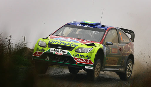 Mikko Hirvonen gab sein Debüt in der WRC 2002 bei der Rallye Finnland