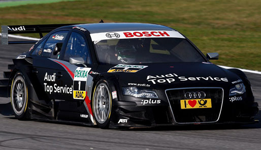 Audi-Fahrer Timo Scheider geht als Titelverteidiger in die neue DTM-Saison