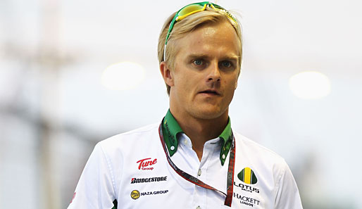 Heikki Kovalainen fährt bis 2012 in einem Lotus-Boliden