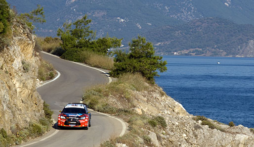 Der Norweger Petter Solberg hat bei der Griechenland-Rallye an Vorsprung eingebüßt