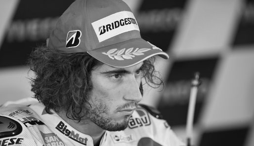 MotoGP-Fahrer Marco Simoncelli verunglückte beim Rennen in Malaysia tödlich