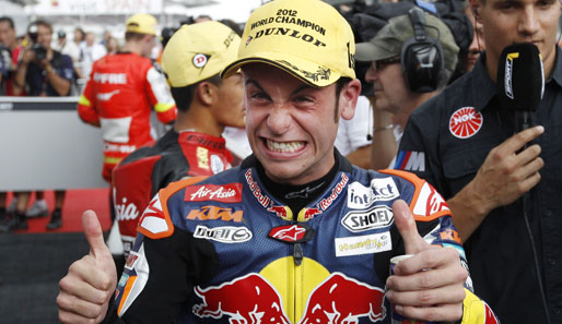 Sandro Cortese rast durch den Sieg beim GP in Malaysia vorzeitig zum Weltmeistertitel in der Moto3