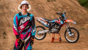 Luc Ackermann gehört mit erst 16 Jahren zu den größten Talenten im Freestyle-Motocross-Sport