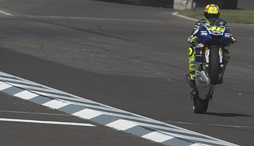 Valentino Rossi kann sich freuen: Indianapolis ist auch 2014 wieder dabei