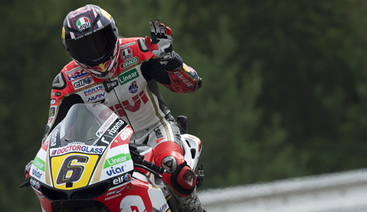 Stefan Bradl geht in Brünn von Platz acht ins MotoGP-Rennen am Sonntag