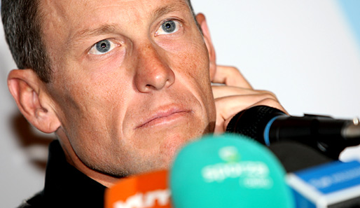 Lance Armstrong brach sich im März bei einem Sturz in Spanien das Schlüsselbein