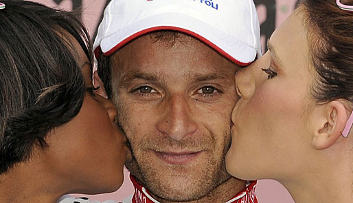 Michele Scarponi genießt seinen zweiten Sieg beim diesjährigen Giro