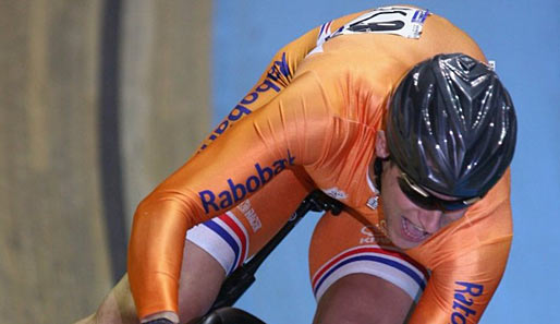 Theo Bos wurde 2004 bei den Bahn-Radweltmeisterschaften in Melbourne Weltmeister im Sprint