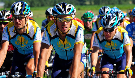 Alberto Contador gewann im vergangenen Jahr mit dem Team Astana die Tour de France