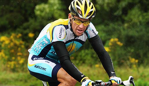 Lance Armstrong fährt nicht mehr im Astana-Trikot, sondern tritt für Radio Shack in die Pedale