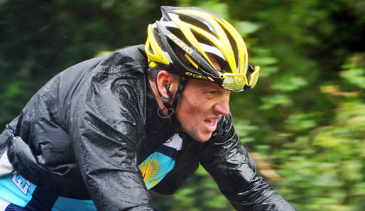 Der siebenfache Tour-de-France-Sieger Lance-Armstrong fährt 2010 für Team RadioShak