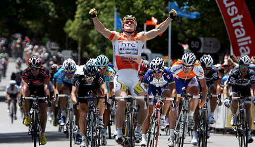 Andre Greipel konnte die ersten beiden Etappen der Tour Down Under gewinnen