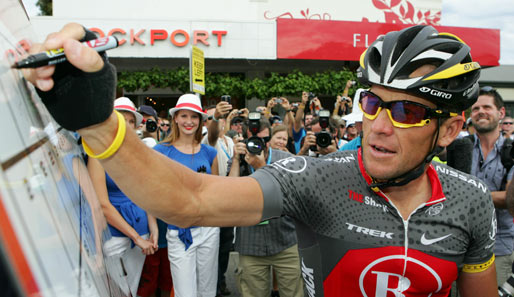 Lance Armstrong gewann insgesamt sieben mal die Tour de France