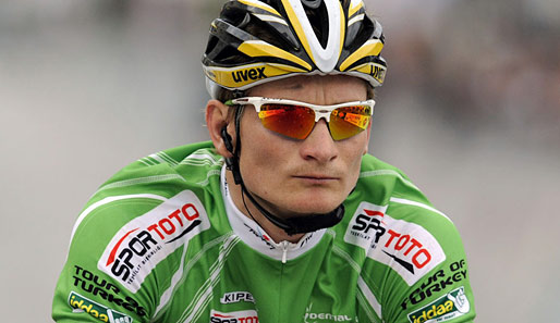 Nach seinem Etappensieg verlässt Andre Greipel den Giro-Tross