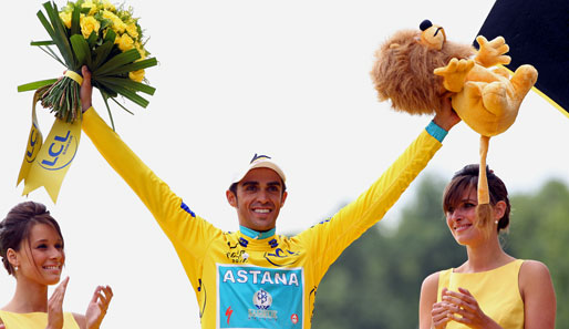 Alberto Contador gewann 2010 die Tour de France