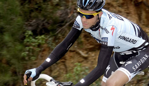Alberto Contador hat die zweite Etappe der Murcia-Radrundfahrt gewonnen