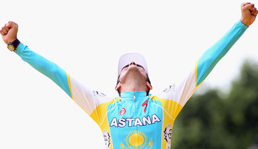 Alberto Contador hat bei der Murcia-Rundfahrt einen Etappenerfolg eingefahren