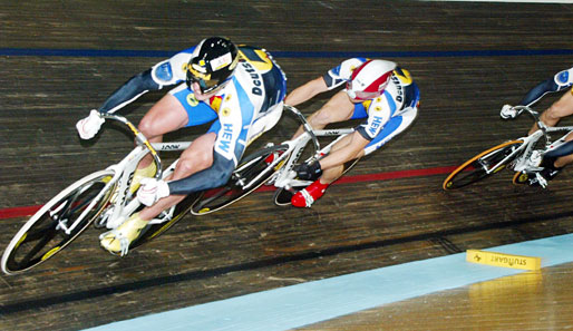 Rene Enders hat bei den Bahnrad-Weltmeisterschaften in Apeldoorn eine Medaille im Keirin verpasst