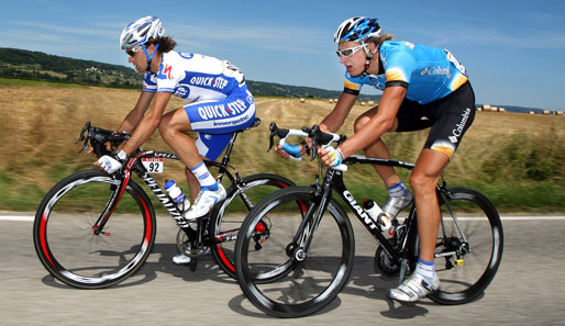 Marcus Burghardt (r.) nimmt zum vierten Mal an der Tour de France teil