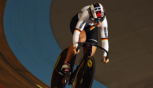 Kristina Vogel ergatterte die achte Medaille für Deutschland bei der Bahnrad-WM
