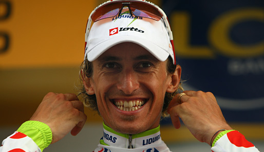 Franco Pellizotti hat 2009 das Bergtrikot der Tour de France gewonnen