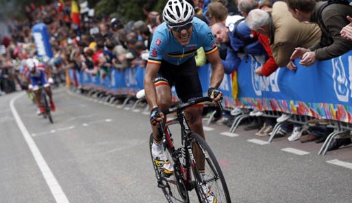 Der Belgier Philippe Gilbert gewann die diesjährige Straßenrad-WM im holländischen Valkenburg