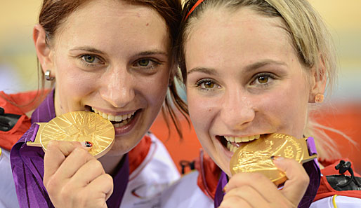 Miriam Welte (l.) und Kristina Vogel holten sich bei den Olympischen Spielen in London Gold