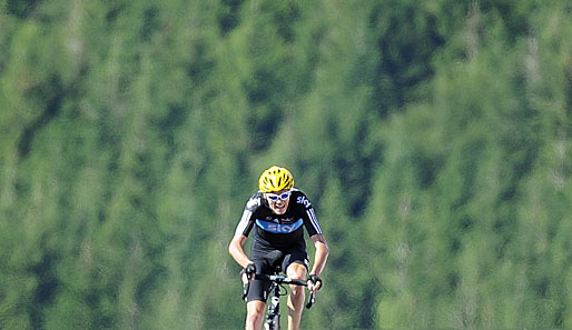 Der Brite Chris Froome steht vor dem Gesamtsieg bei der Tour de Romandie