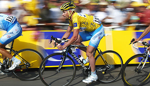 Stefan Schumacher fuhr bei der Tour de France 2008 zeitweise im Gelben Trikot