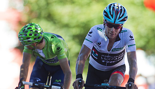 Radprofi Christopher Horner (r.) aus den USA steht kurz vor dem Vuelta-Gesamtsieg