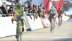 Alberto Contador hat die erste Etappe beim Criterium du Dauphine gewonnen