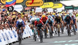 Tag der Sprinter: Bei der 7. Etappe der Tour de France steht der Kampf ums Grüne Trikot im Vordergrund.
