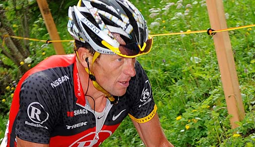 RadioShack-Kapitän Lance Armstrong hofft auf seinen achten Tour-Sieg