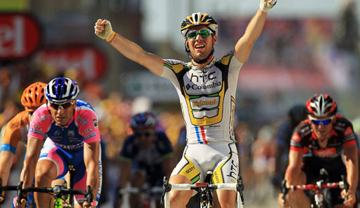 Mark Cavendish feierte in Bordeaux seinen insgesamt 14. Etappensieg bei der Tour