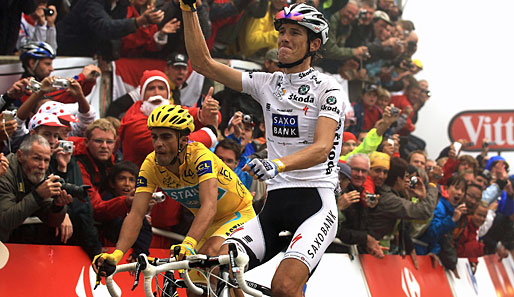 Andy Schleck feierte am Tourmalet seinen zweiten Etappensieg der diesjährigen Tour