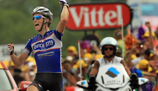 Sylvain Chavanel vom Team Quick Step holte in Des Rousses seinen zweiten Etappensieg