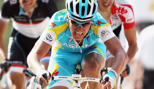 Alexander Winokurow musste mit einem Oberschenkelbruch die Tour de France aufgeben