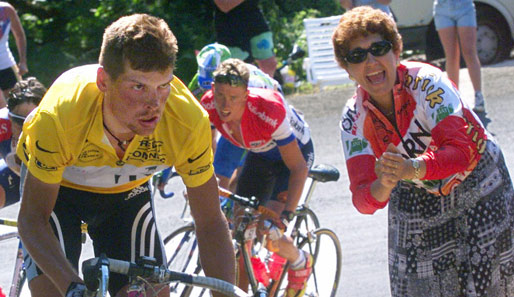 Jan Ullrich musste sich bei der Tour 1998 nur Marco Pantani geschlagen geben
