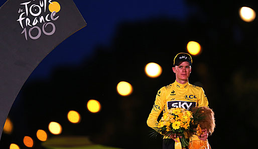 Christopher Froome gewann in diesem Jahr zum ersten Mal die Tour de France