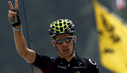 Bei regnerischen Bedingungen gewann Rui Costa seine zweite Etappe auf der Tour