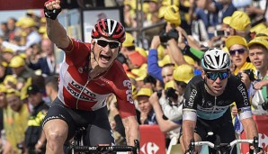 Andre Greipel hat die zweite Etappe der Tour de France gewonnen