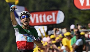 Fabio Aru gewann die erste Bergankunft der diesjährigen Tour de France