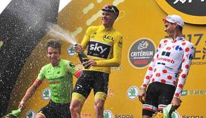 Chris Froome holte 2017 seinen dritten Sige bei der Tour de France in Folge.
