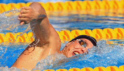 Paul Biedermann gelang es erstmals in der Geschichte 200 Meter unter 100 Sekunden zu schwimmen