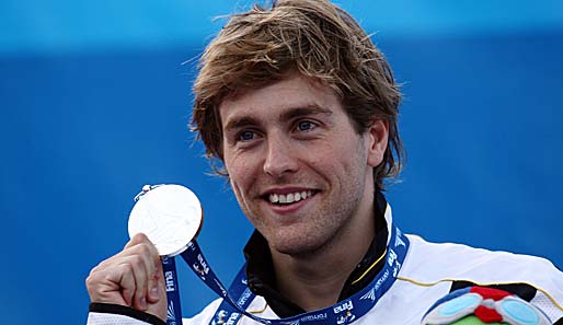 Bei der Schwimm-WM 2009 holte Helge Meeuw die Silbermedaille über 100m ...