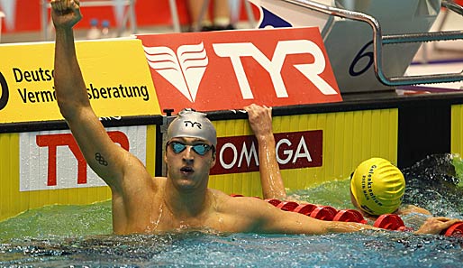 Markus Deibler ist über 200 m Lagen neuen deutschen Rekord geschwommen