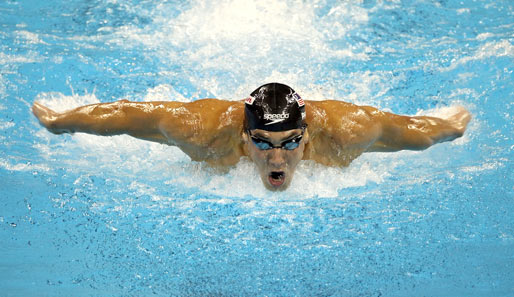 Über 200m Schmetterling wirkte Michael Phelps nach schweren Zeiten wieder wie der Alte